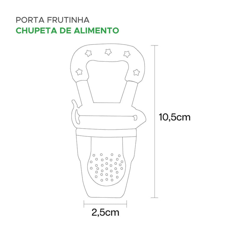 Chupeta Porta Fruta